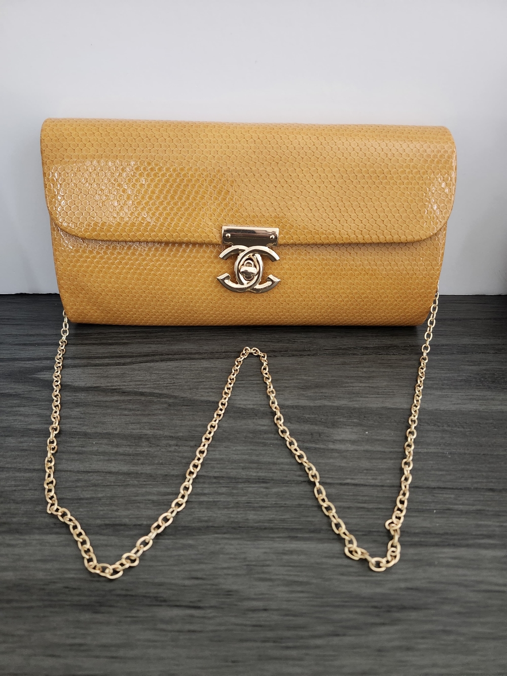 Classic Mustard Yellow Textured Wallet - Women's Clutch